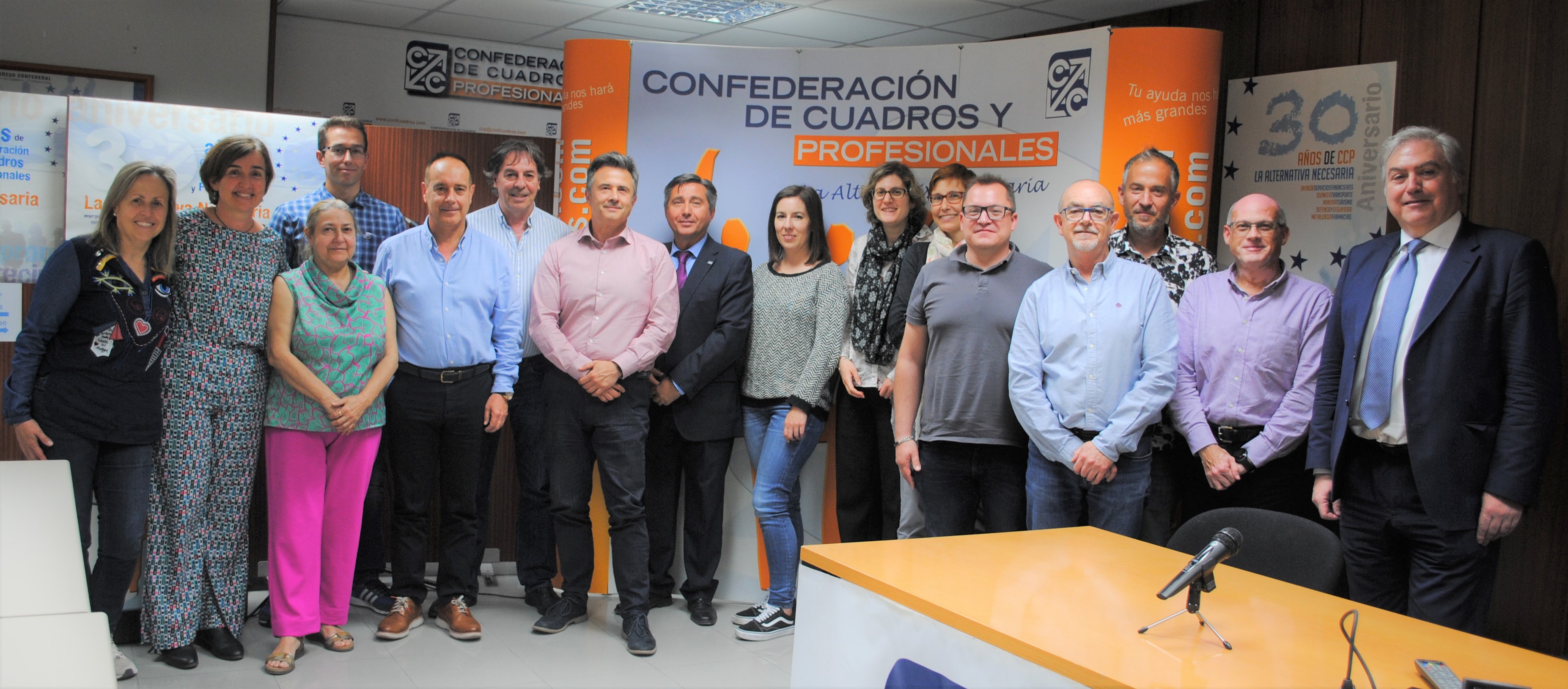 CCP celebra con CCP Adif su crecimiento reciente en las urnas durante la celebración de su Comité Anual desarrollado en la sede de la Confederación